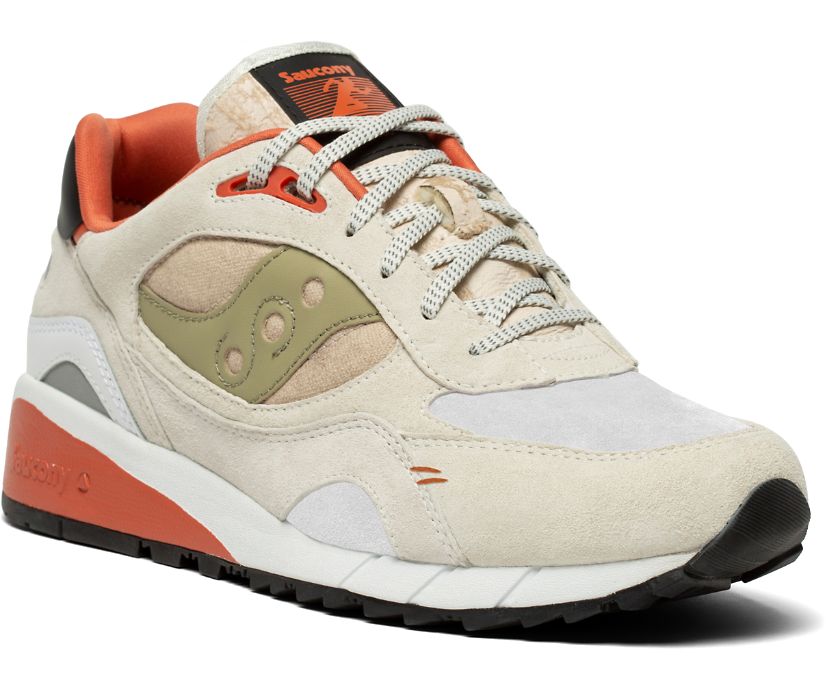 Saucony Shadow 6000 Destination Unknown Women's Originals White / Beige / Orange | AU 080WNBY